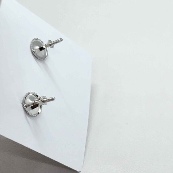 Brand New   Sterling Silver 925 Square  Design Earrings - Picture 4 of 4